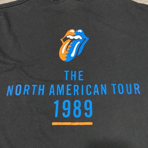ORIGINAL 1989 Rolling Stones North American Tour T - Picture 6 of 7